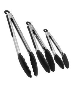 Lavador Tongs for Cooking, Kitchen Tongs with Silicone Tips