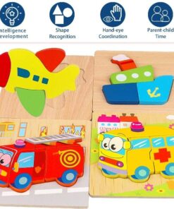Dreampark Wooden Puzzles Montessori Toys